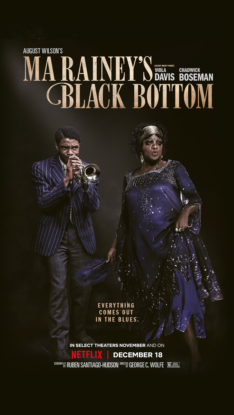 Netflix, Ma Rainey's Black Bottom, Viola Davis, Chadwick Boseman