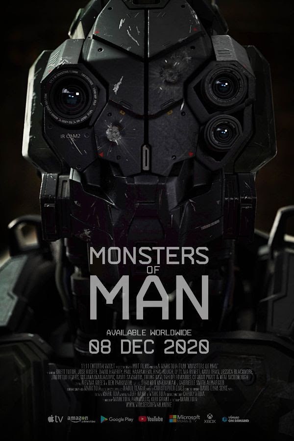 du er Edition lindring Trailer unleashed for killer robot movie Monsters of Man!