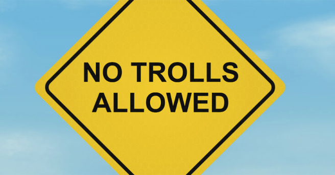 no trolls allowed