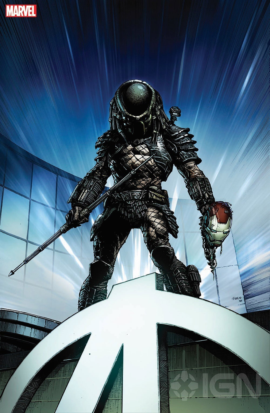 Alien, Predator, Marvel Comics, David Finch