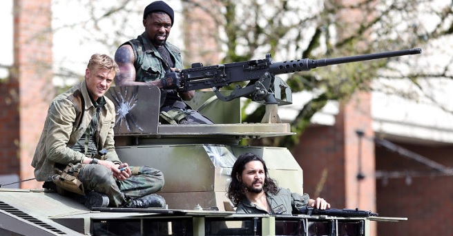 The Predator Boyd Holbrook Trevante Rhodes Augusto Aguilera