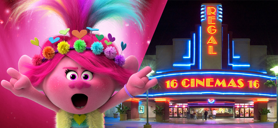 Trolls World Tour, Cinemark, Universal Pictures, AMC