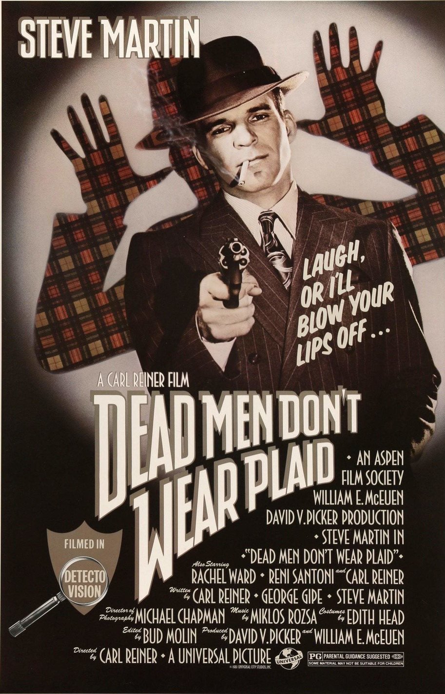 dead men don't wear plaid poster