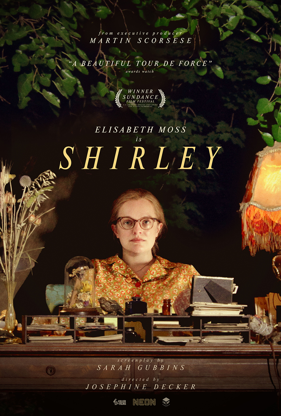 Shirley, Neon, Elisabeth Moss, horror