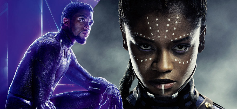Black Panther, Chadwick Boseman, Letitia Wright, John Kani