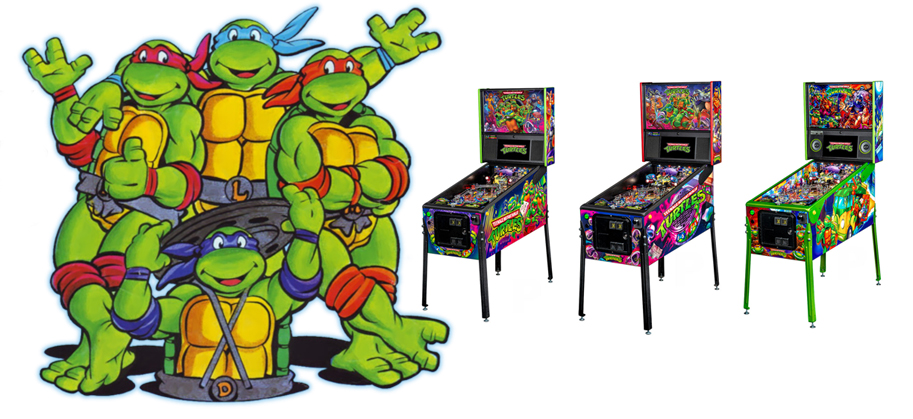 Stern, pinball, Teenage Mutant Ninja Turtles, TMNT arcade game, TMNT pinball