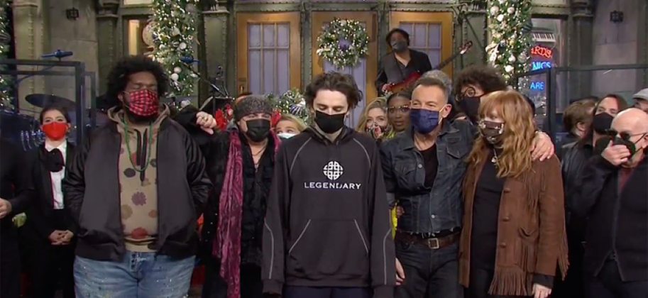 timothy chalamet snl legendary hoodie