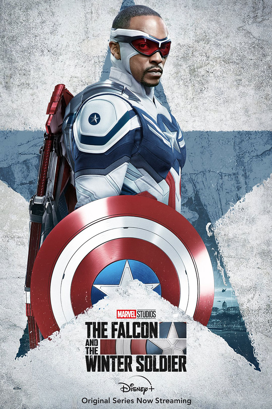 The Falcon and the Winter Solider, poster, Anthony Mackie, Sam Wilson, Captain America