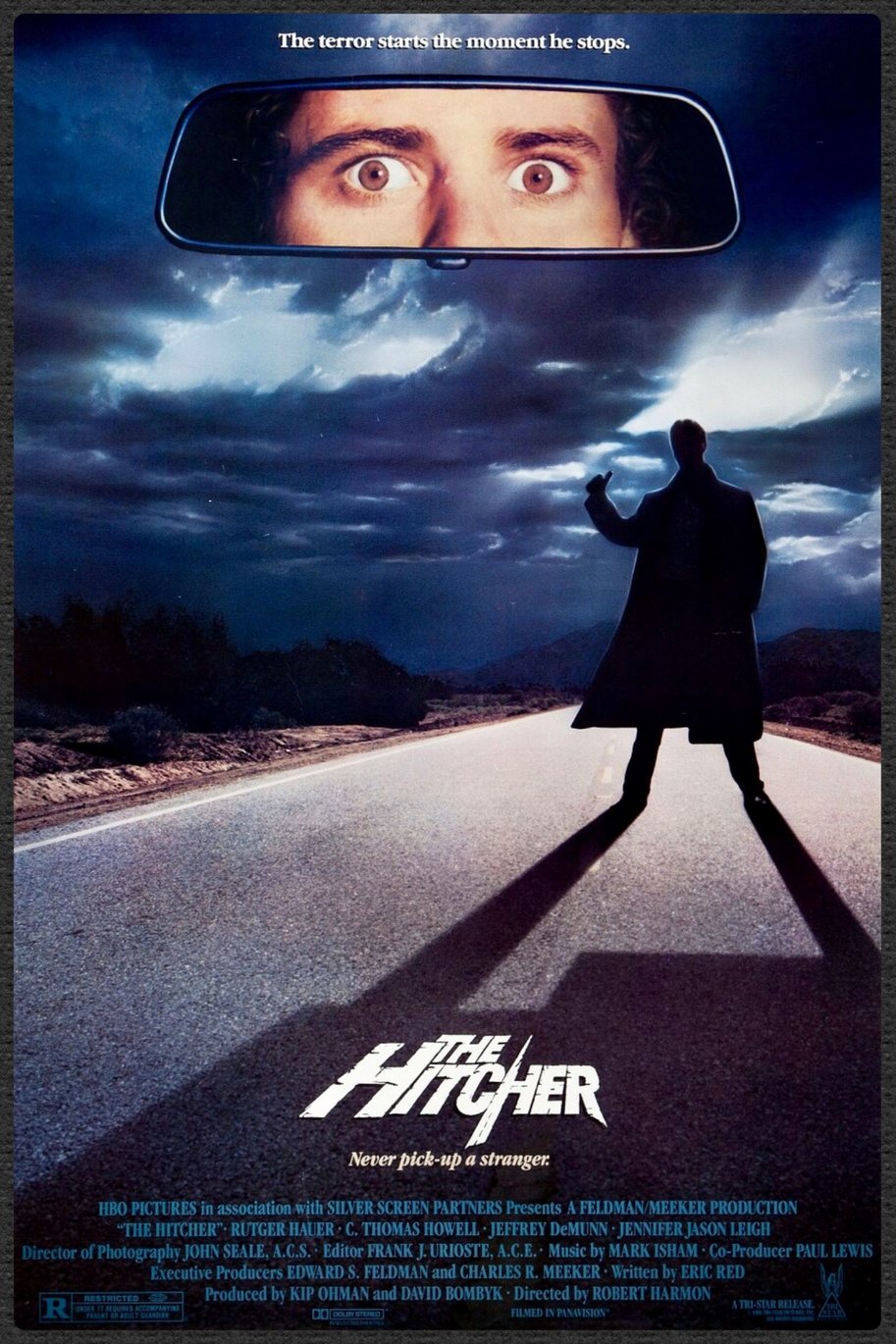 the hitcher, 1986, poster