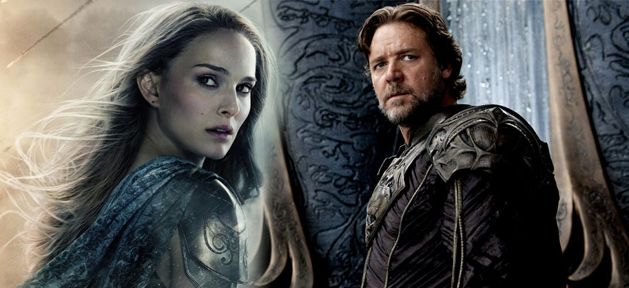 Thor: Love and Thunder, Russell Crowe, Natalie Portman, Mighty Thor