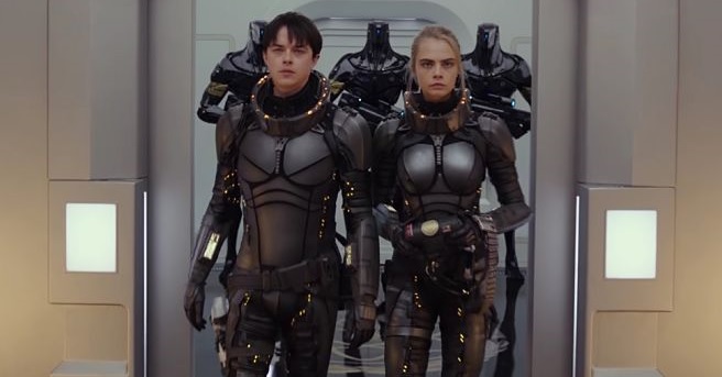 Dane DeHaan Cara Delevingne Valerian and the City of a Thousand Planets Luc Besson