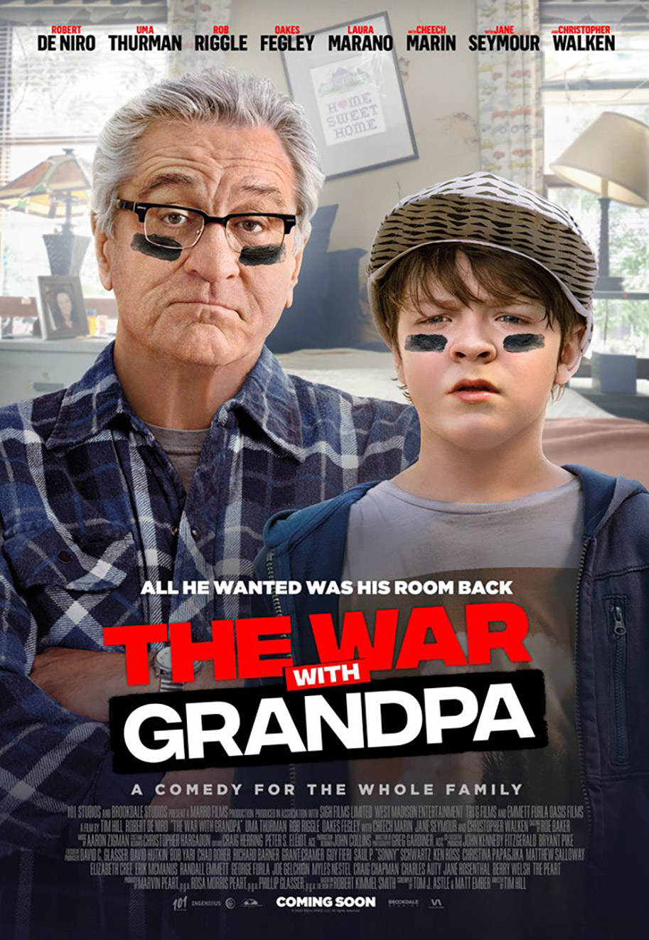 The War With Grandpa, Robert De Niro, Uma Thurman