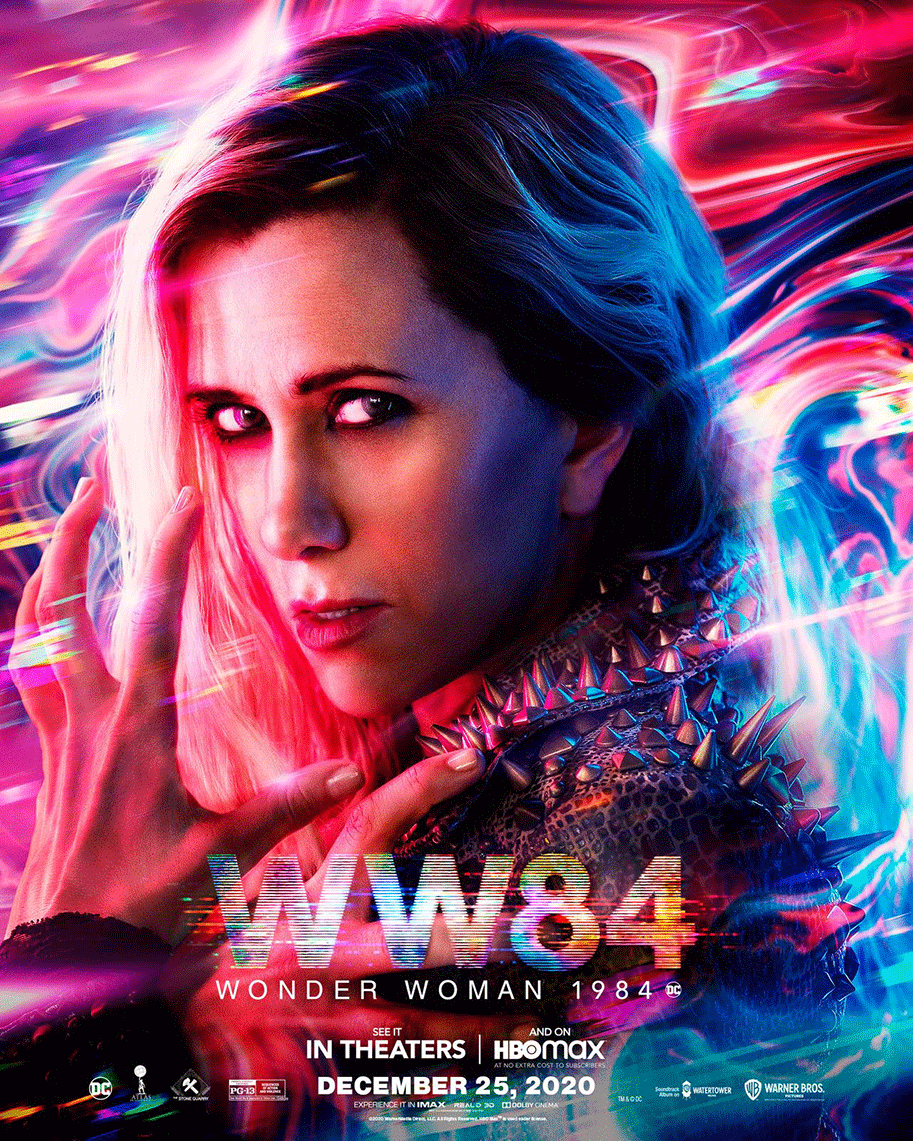 Wonder Woman 1984, Gal Gadot, Kristen Wiig, Chris Pine, Pedro Pascal, poster