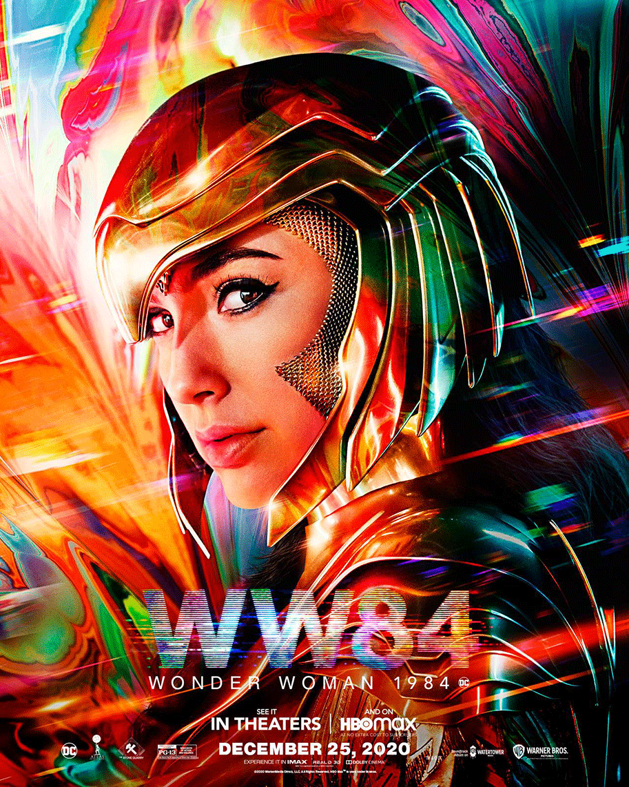 Wonder Woman 1984, Gal Gadot, Kristen Wiig, Chris Pine, Pedro Pascal, poster