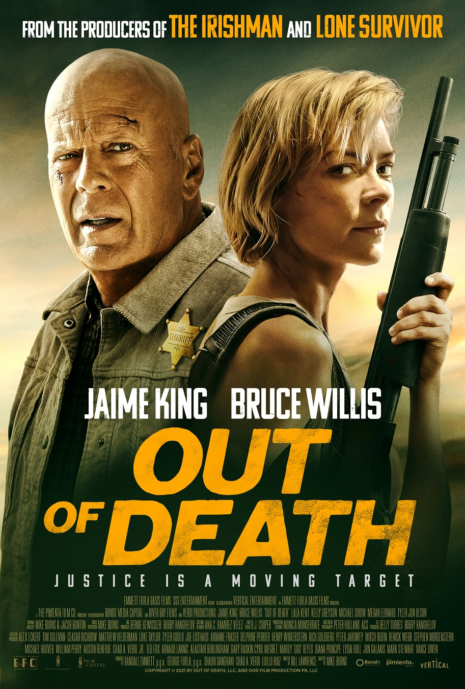 Out of Death, Bruce Willis, Jaime King, poster
