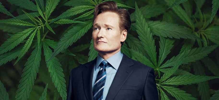 Conan O'Brien, weed, Seth Rogen, Andy Richter, late-night