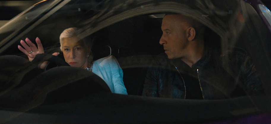 F9, Helen Mirren, Vin Diesel