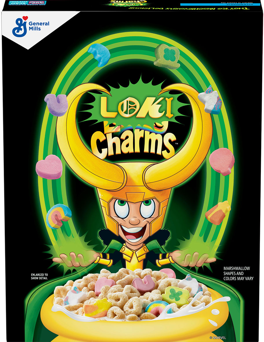 Loki, Loki Charms, marvel, General Mills, cereal, Lucky Charms
