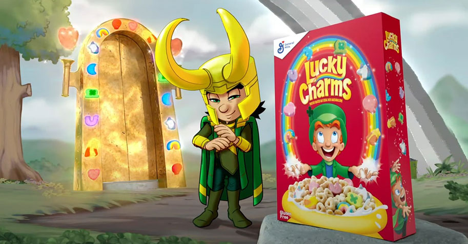 Loki, Loki Charms, marvel, General Mills, cereal, Lucky Charms