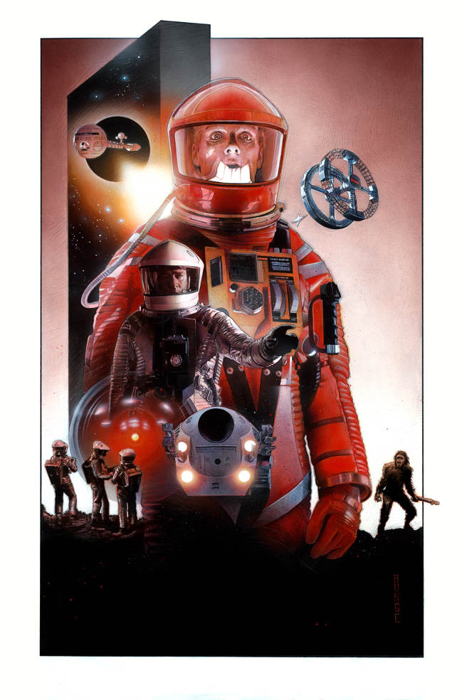 For pokker astronaut Ingeniører Awesome Art We've Found Around The Net: 2001: A Space Odyssey, Futurama, Up