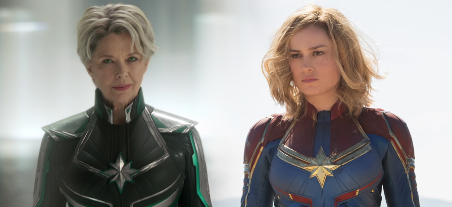Annette Bening, Captain Marvel, Brie Larson