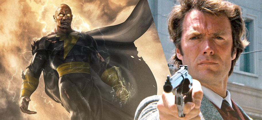 Black Adam, Dwayne Johnson, Dirty Harry, Clinteastwood