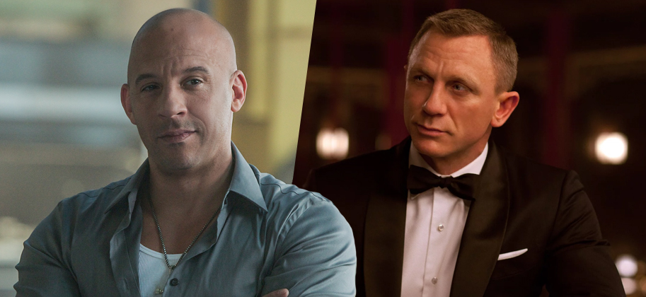 Vin Diesel, Daniel Craig, Fast & Furious, James Bond