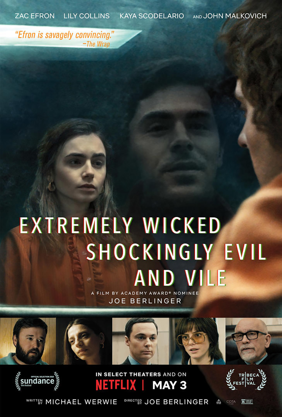 Extremely Wicked, Shockingly Evil and Vile, poster, Netflix, Zac Efron
