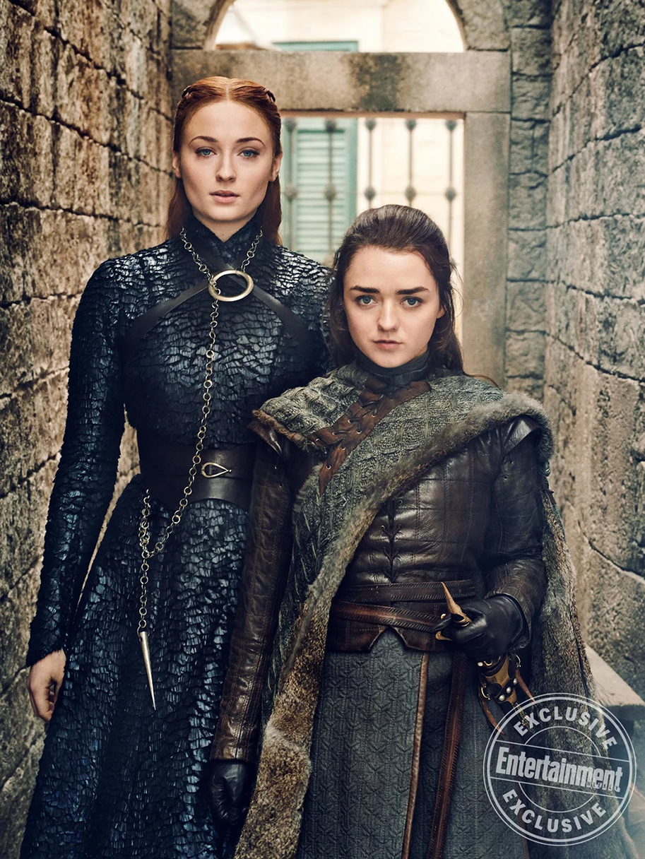 Game of Thrones, HBO, Maisie Williams, Sophie Turner