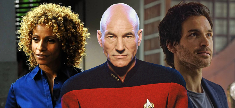 Santiago Cabrera, Michelle Hurd, Patrick Stewart, Star Trek, Picard