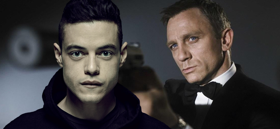 Rami Malek, Daniel Craig, James Bond