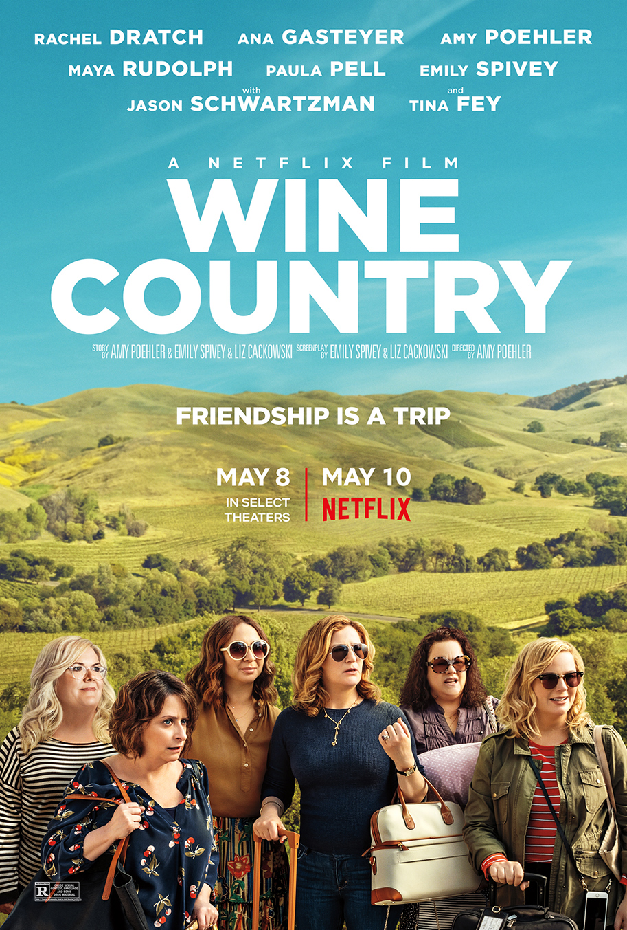 Wine Country, Netflix, poster