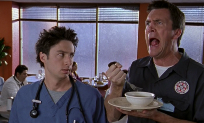 Binge Watchin' TV Review, TV Review, Comedy, Sitcom, ABC, NBC, Zach Braff, John McGinley, Medical, Sarah Chalke