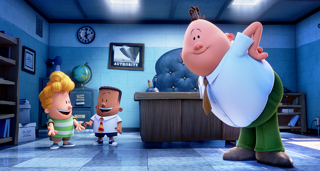 captain underpants the first epic movie dreamworks animation ed helm kevin hart thomas middleditch nick kroll