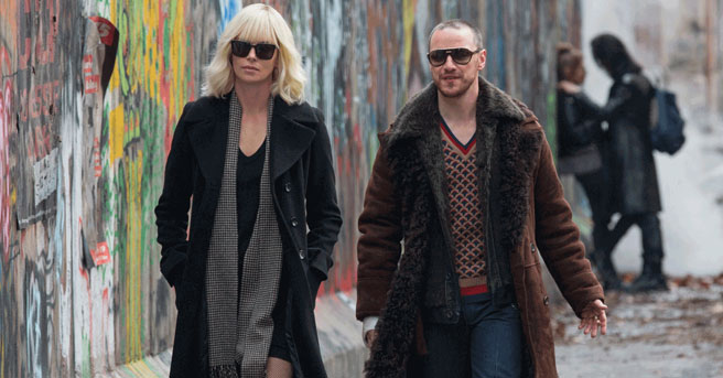 Atomic Blonde Charlize Theron James McAvoy