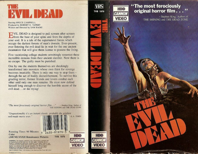 The Evil Dead Sam Raimi Bruce Campbell