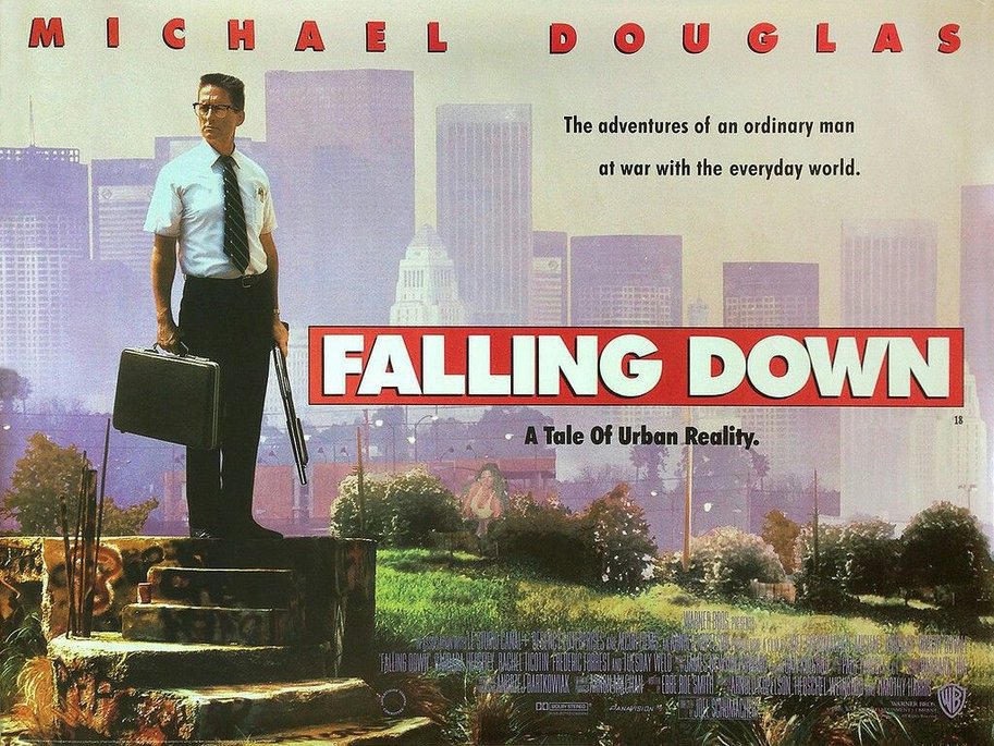 falling down Michael Douglas poster