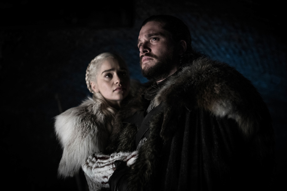 game of throne, season 8, episode 3, jon snow, deanerys