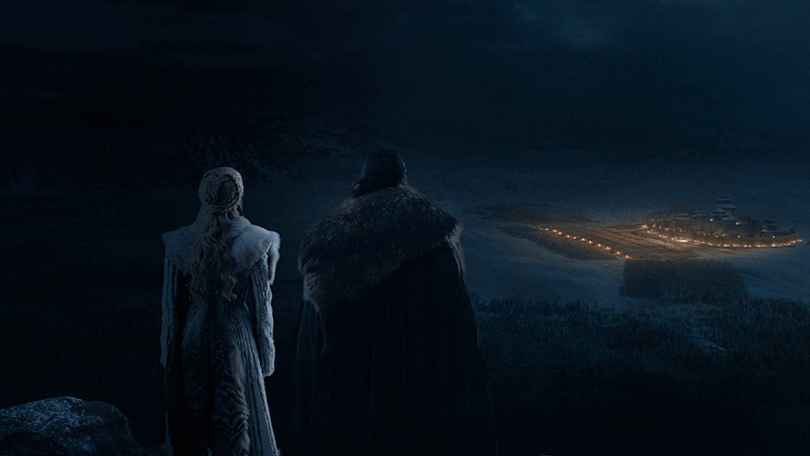 game of thrones, season 8, jon, daenerys, winterfell
