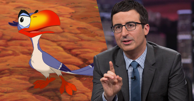 John Oliver Zazu The Lion King