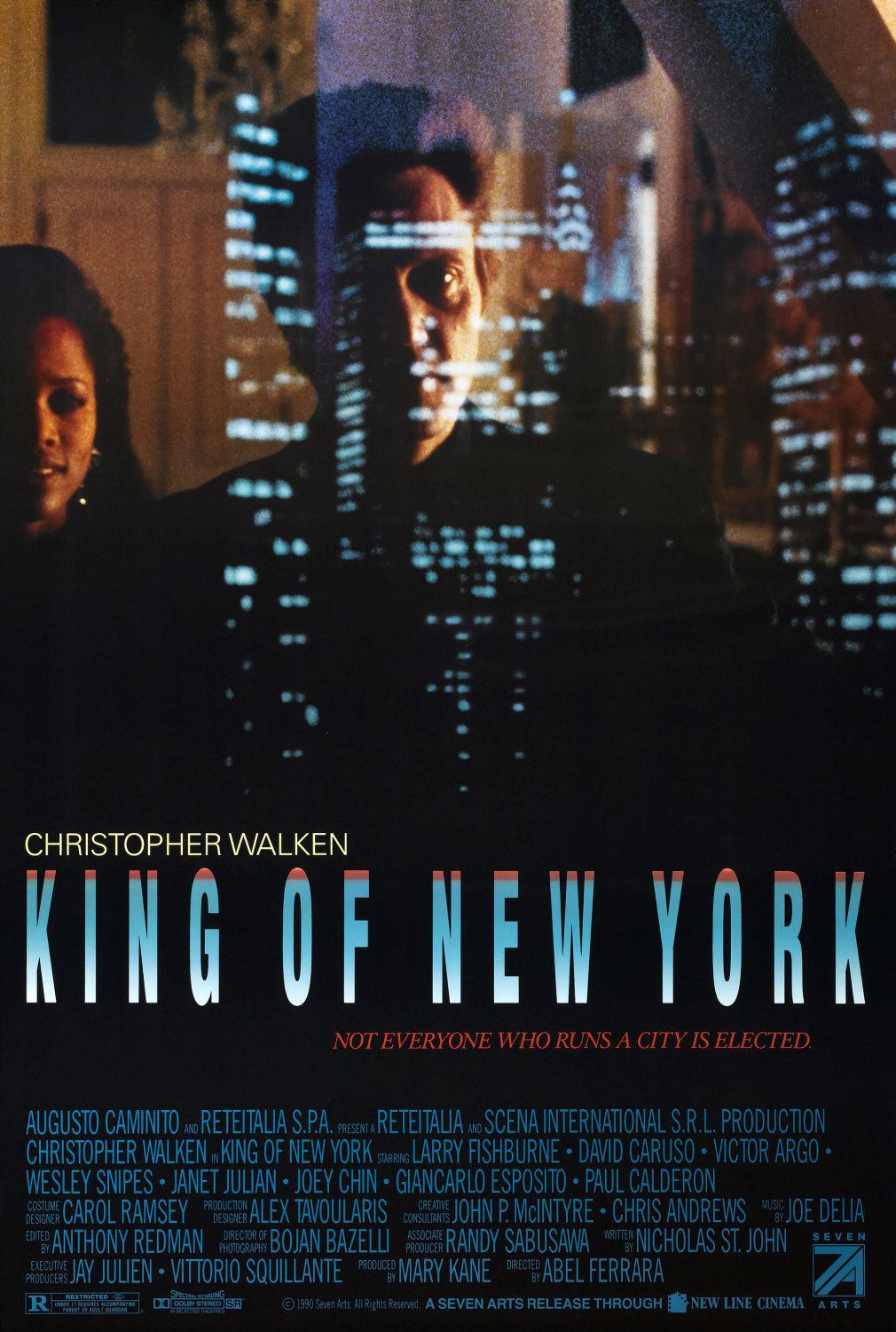 king of new york poster, christopher walken