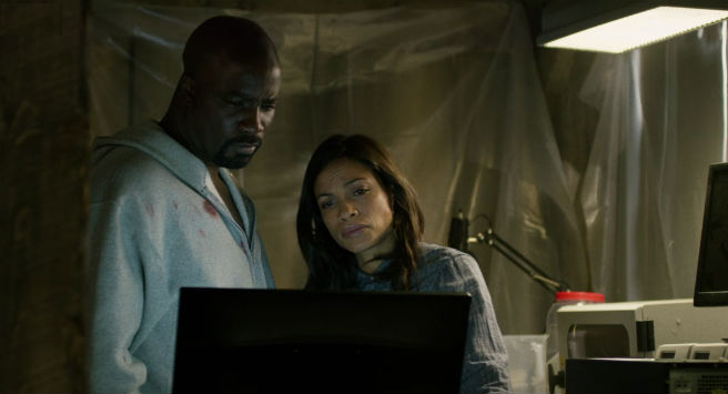 Alfre Woodard, comic book, Drama, Luke Cage, Luke Cage TV Review, Mahershala Ali, Marvel Studios, Marvel's Luke Cage, Mike Colter, Netflix, Rosario Dawson, Superhero, TV Review