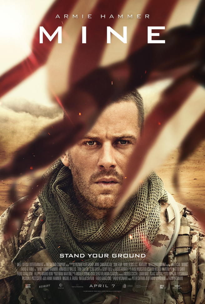 armie hammer mine poster