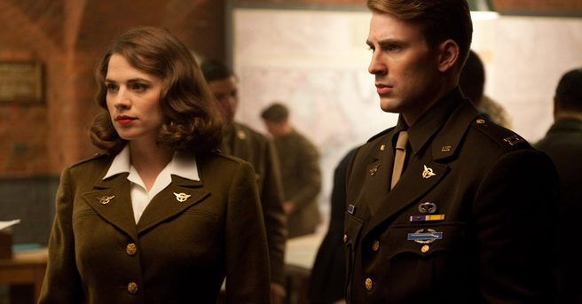 Hayley Atwell Peggy Carter Chris Evans