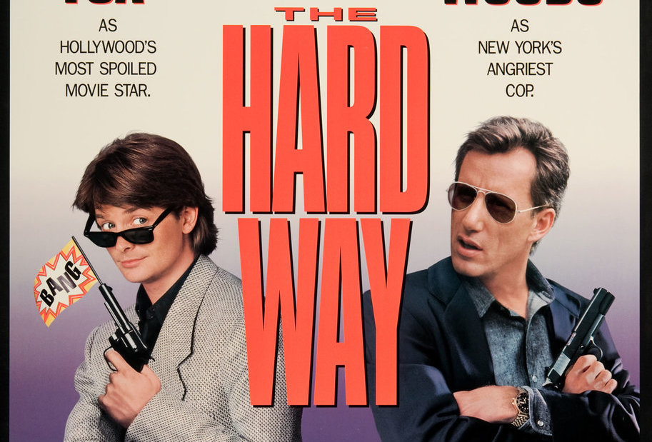 the hard way banner, michael j fox, james woods