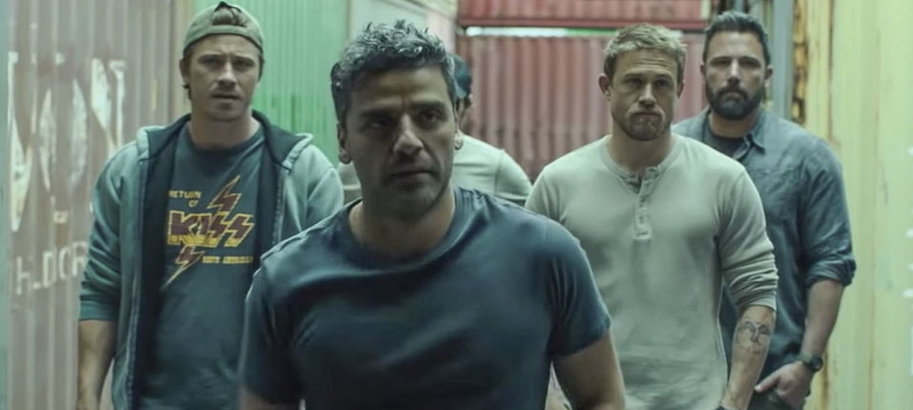 triple frontier, ben Affleck, Oscar Isaac, Garrett hedlund, Charlie hunnam, Pedro pascal