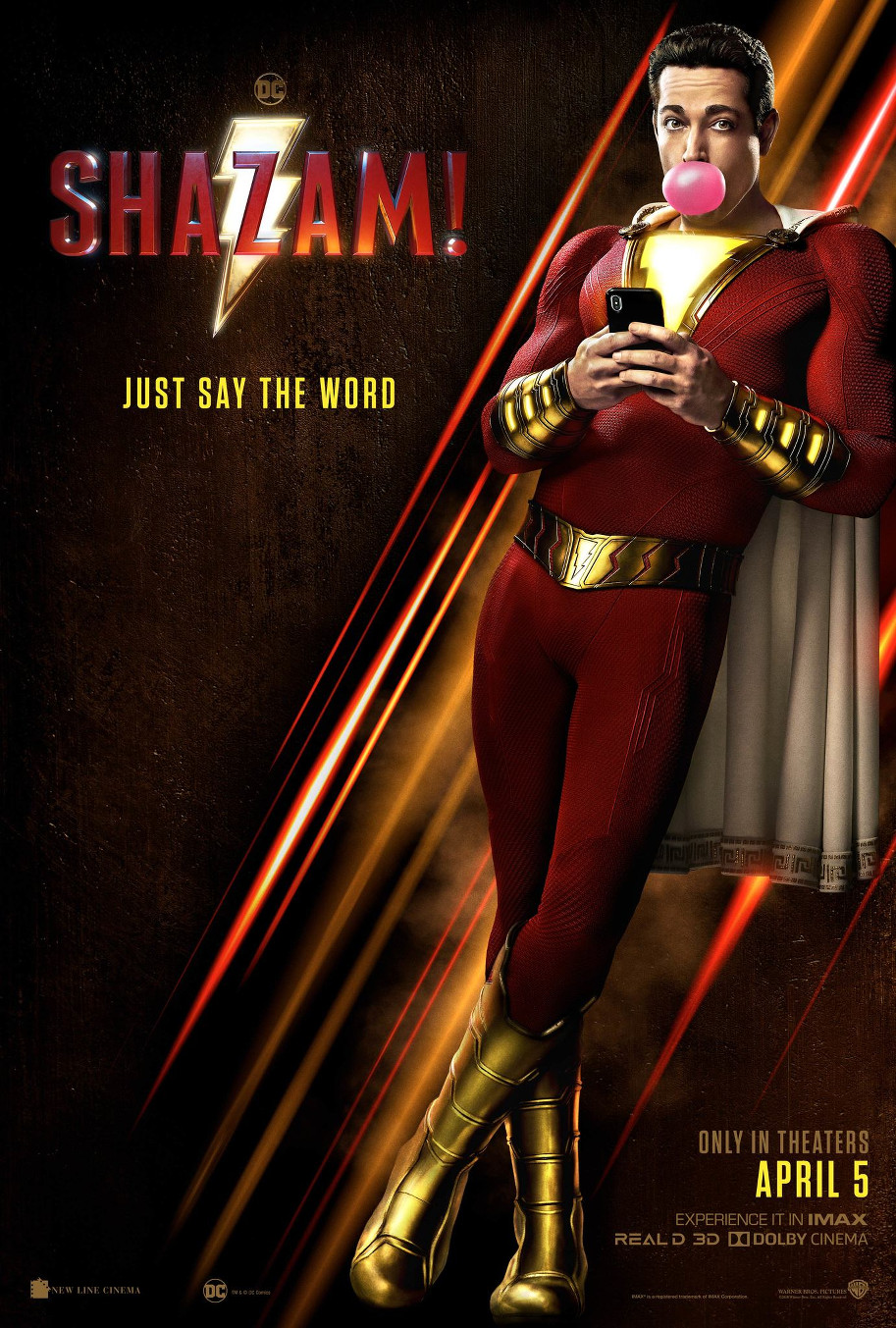 DC DCEU shazam zachary levi mark strong david f sandberg peter safran djimon hounsou jack dylan grazer adam brody asher angel superhero adventure 2019