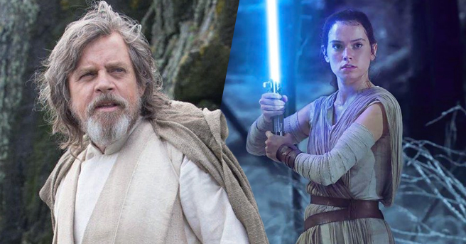 Mark Hamill Luke Skywalker Daisy Ridley Rey Rian Johnson Star Wars: Episode VIII