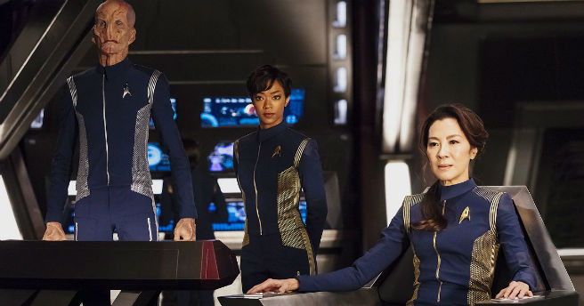TV Review, CBS, Star Trek, Star Trek Discovery, Star Trek Discovery TV Review, Jason Isaacs, Doug Jones, Michelle Yeoh, Sonequa Martin-Green, Science Fiction, Fantasy, Drama