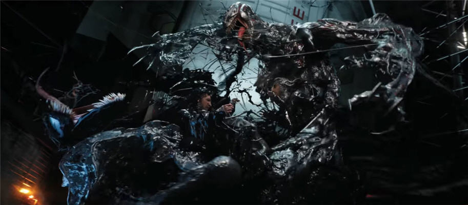 venom symbiote fight